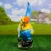 Garden figure "Dwarf in a blue cap" 43cm