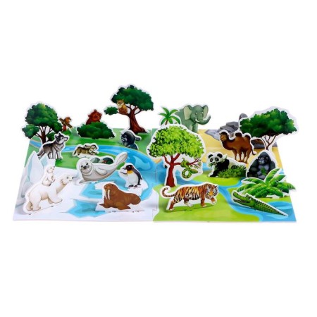 3D designer "Where animals live", 30 details-1