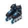 Roller skates sliding ATEMI AIS01BS, PU64, 82A, ABEC-7, black-blue color, size S 30-33