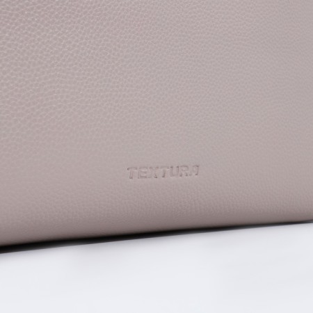 Female bag Textura, tout, medium size, beige color-3