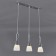 Suspension lamp 3x60W E27, size 12x53x125 cm