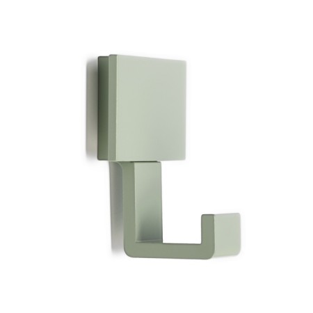 Furniture hook cappio basket, one -rod, green color