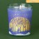 New Year's candle in a glass of "Fairytale", aroma nut