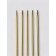 Knitting knitting needles 15cm D4mm (5pcs) PVC package aluminum gold a
