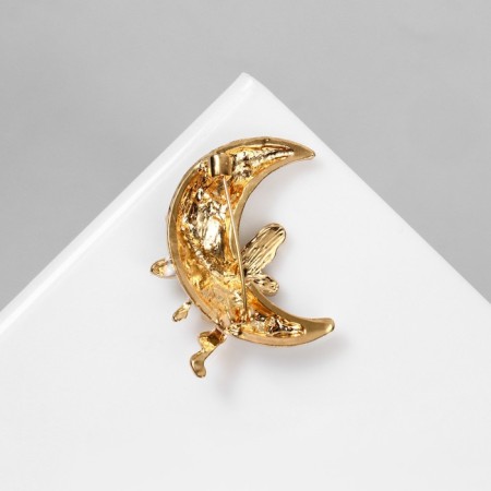 Brooch "Fairy" Lunar, color in gold-1