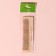 Comb - comb, 12 × 3.5 cm, color "Light wood"