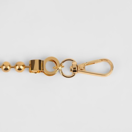 A chain for a bag, with carbines, d = 8 mm, 60 cm, gold color-1