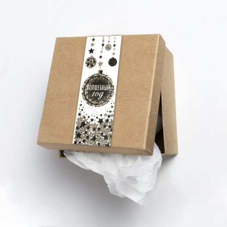 Sticker Paper "Squealing Year" 3x9 cm sheet 10x10 cm-2