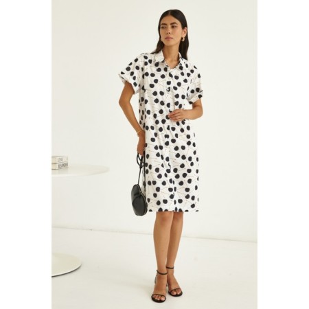 Dress shirt female Eliseeva Olesya, size 42, white color