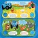 Cardboard book with a music chip "Funny Animals", 10 p., Blue tractor