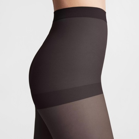 Female Kaprona tights, Conte Elegant Solo 40 den, black color (nero), size 3-3