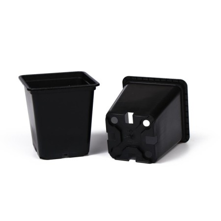 A pot for seedlings, 500 ml, d = 9 cm, h = 9.5 cm, black-4