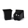A pot for seedlings, 500 ml, d = 9 cm, h = 9.5 cm, black