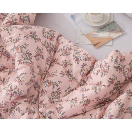 Valentine's blanket, size 200x220 cm, peach color-3