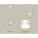 AMBRELLA LIGHT AMBRELLA, TRADITIONAL DIY, XB9101152, GX53, white sand color, white matte