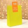 Gift package with a cut -off pen 30 x 40 x 12 cm, lime
