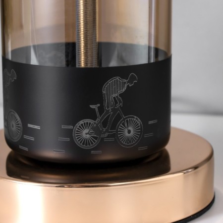 Ariadne's table lamp E27 40W black and gold 25x25x39 cm Risalux-4