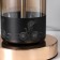 Ariadne's table lamp E27 40W black and gold 25x25x39 cm Risalux