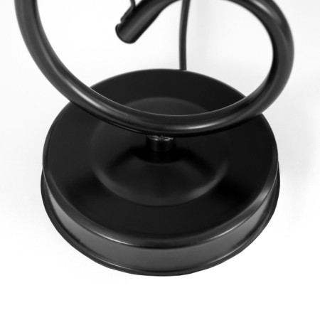Lamp table Marcel 1x15W E14 18x18x42cm black/Risalux lemon-3