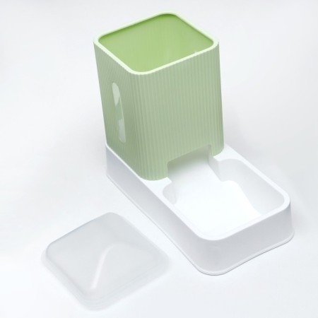 Animal auto feeder 3.5 l, white-green-3