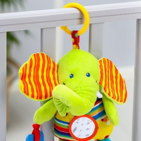 Soft “elephant” suspension, codium, teething, on the crib, stroller, crumb I-6