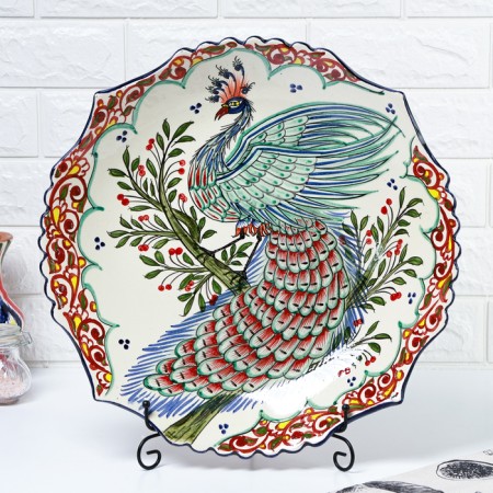 Largan Rishtan ceramics "Bird Bird", 41 cm, corrugated-1
