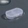 Organizer with a lid of 2 sectric 5.7*3.5*1.3 cm transparent packet nakl QF