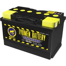 Аккумуляторная батарея TYUMEN BATTERY 66 А/ч 6СТ-66LR Standard (низк), обратная полярность