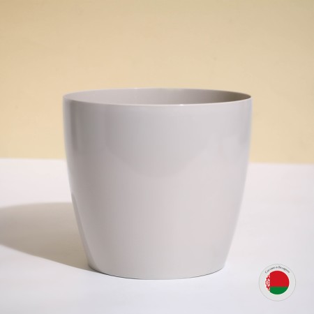 Flower pot, d = 19 cm, 3.5 l, plastic, beige-4