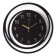Wall clock, interior "spiral 2", silent, d-39 cm, aa