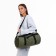 Road bag with lightning, outer pocket, long belt, khaki color