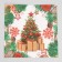 Paper Napkins "Christmas tree", set, 20 pcs., 33 × 33 cm