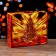 Gift box "Festive silk" in red 29 x 9 x 25 cm
