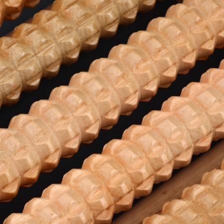 Feet massage "Night Happiness", 12.5 × 14 × 3.5 cm, 5 rows, wooden-4