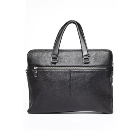 Male portfolio, genuine leather, DG black, 37x7x29 cm-1