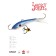 Balancir Lucky John Fin 4 + tee, 6 cm, color 15h blister