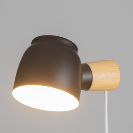 Bra "Nordi" E14 40W black 11x10x19 cm-2