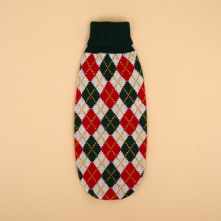 Sweater "Chess", XL (DS 34, Osh 34, OG 32-51 cm)-8