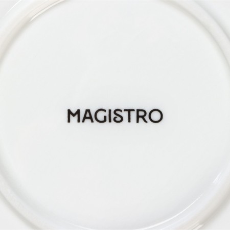 Porcelain Serving dish Magistro "Blanche. Fish ", 28 × 20 cm, white color-4