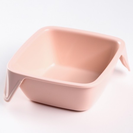 Baby plate Lalababy Play with Me Birdie with a soft lid, pink color-3