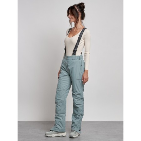 Semi-combinezone ski insulated female winter, size 42, color light gray-1