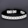 Collar with reflective ornament, 55 x 2.5 cm, black