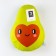 Decorative Ethel Pillow "Avocado Heart" 32x40 cm, velor, 100% p/e