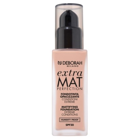 The tonal base matting Deborah Extra Mat Perfection, tone 2.1 vanilla, 30 ml