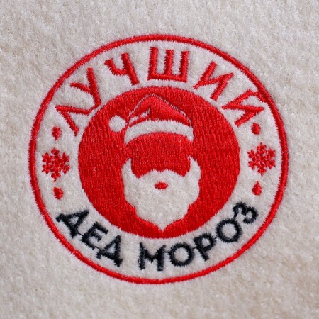 Набор парных шапок "Дед мороз и снегурочка"-4
