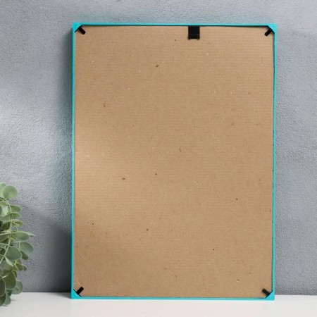 Photo frame plastic L-6 21x30 cm, turquoise-2