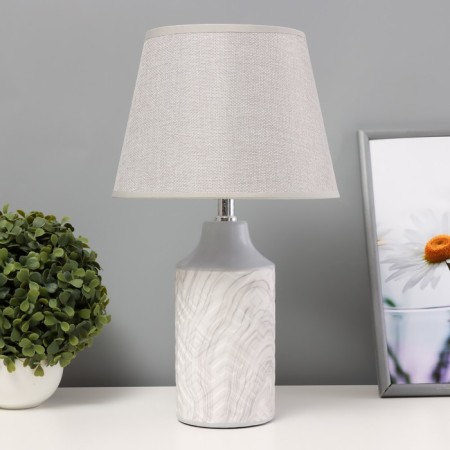 Laura table lamp E14 40W white-gray 22x22x39 cm