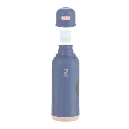 Thermos 2 l, with a glass flask, retains heat 24 hours, purple-1