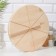 Wooden board "for pizza" for 6 pieces 32x32x1.8 cm birch