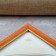 Photo frame Pine C15 21x30 cm, 069 Orange 3 (plastic screen)